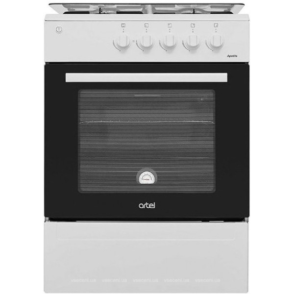 Плита комбінована ARTEL Milagro 10-E white (газконтроль)