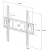 X-DIGITAL STEEL SF315 BLACK Кріплення для ТВ